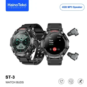 Heino Teko Germany ST3 Smart Watch with Earbuds